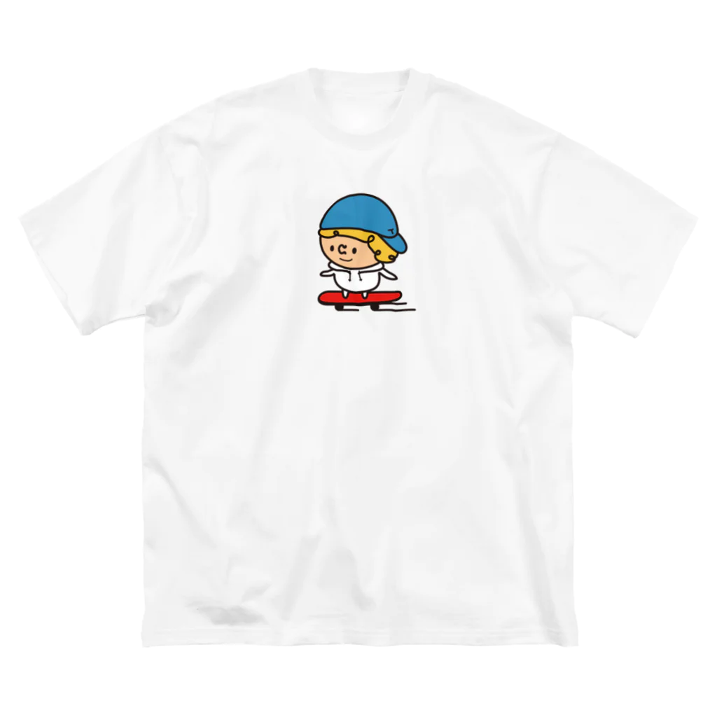 つぶっちーズのスケボーつぶっち ビッグシルエットTシャツ