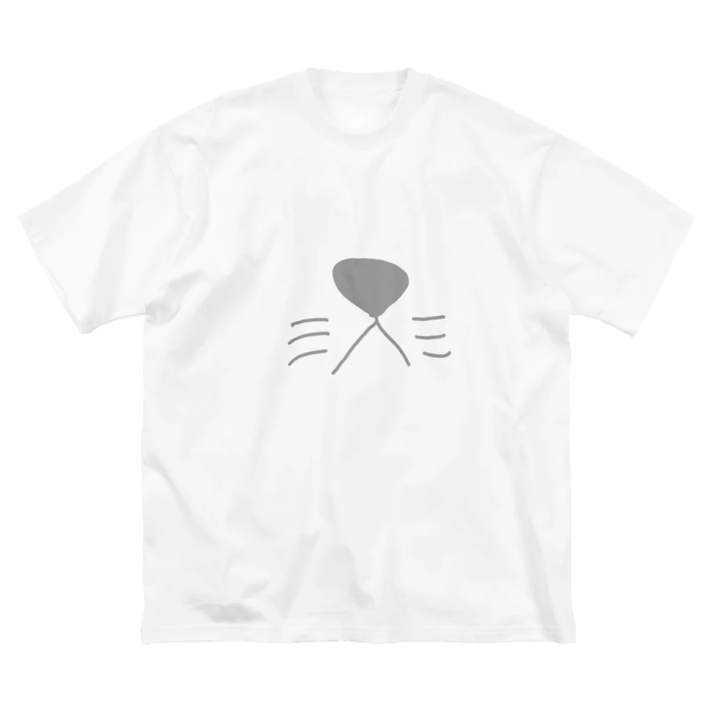 猫にmatatabiの猫にmatatabi公式グッズ 猫髭 ビッグシルエットTシャツ