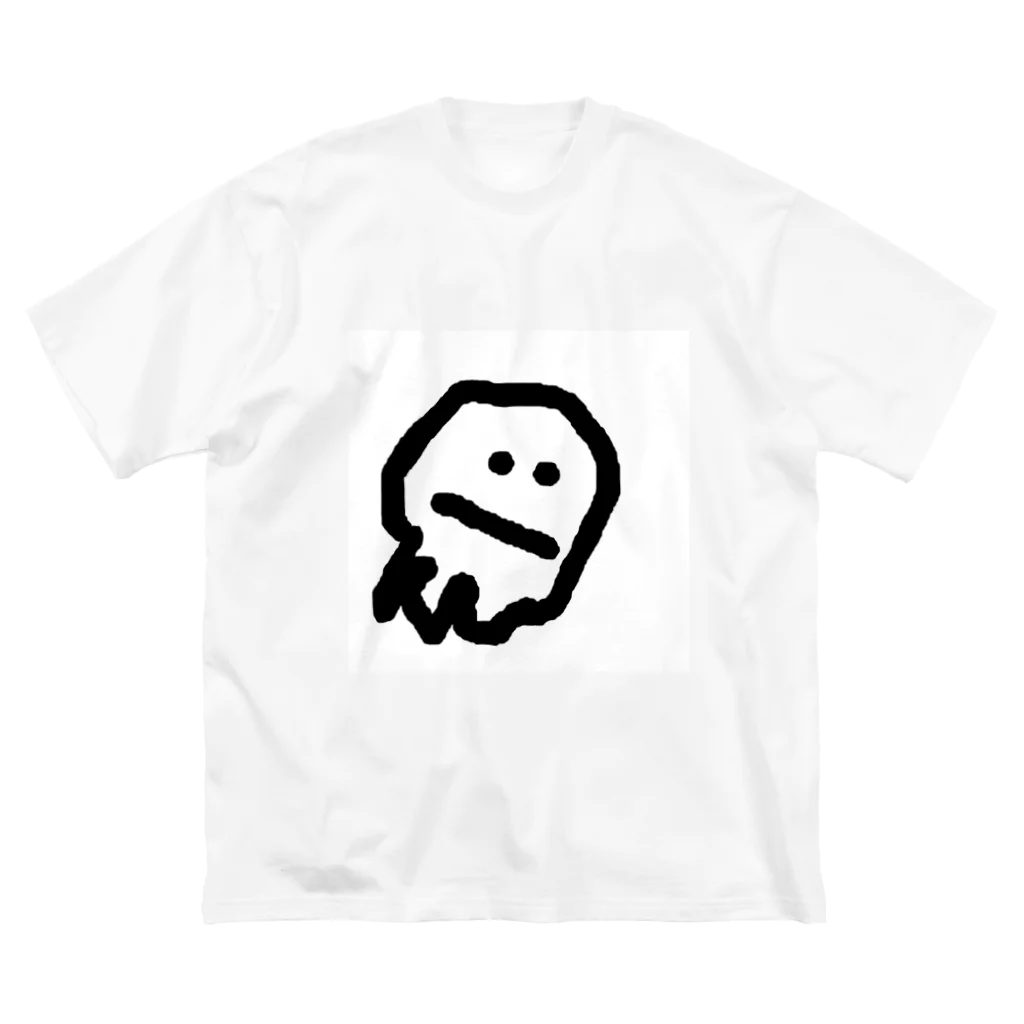 ふよふよおばけさんのふよふよおばけさんだよ ビッグシルエットTシャツ