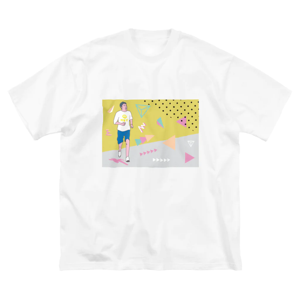 よむよむこのランニングおにいさん ビッグシルエットTシャツ