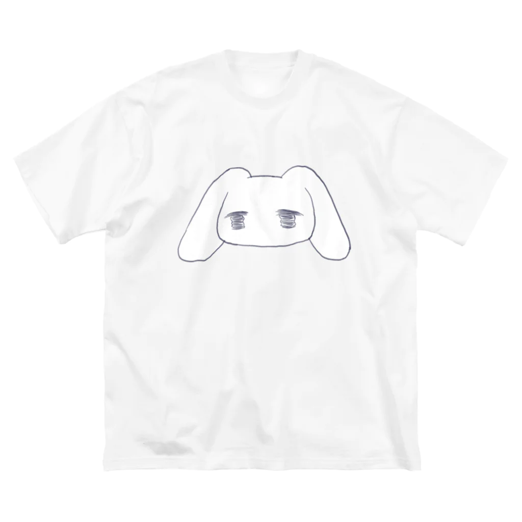 あくむ病院の鬱うさぎちゃん ビッグシルエットTシャツ