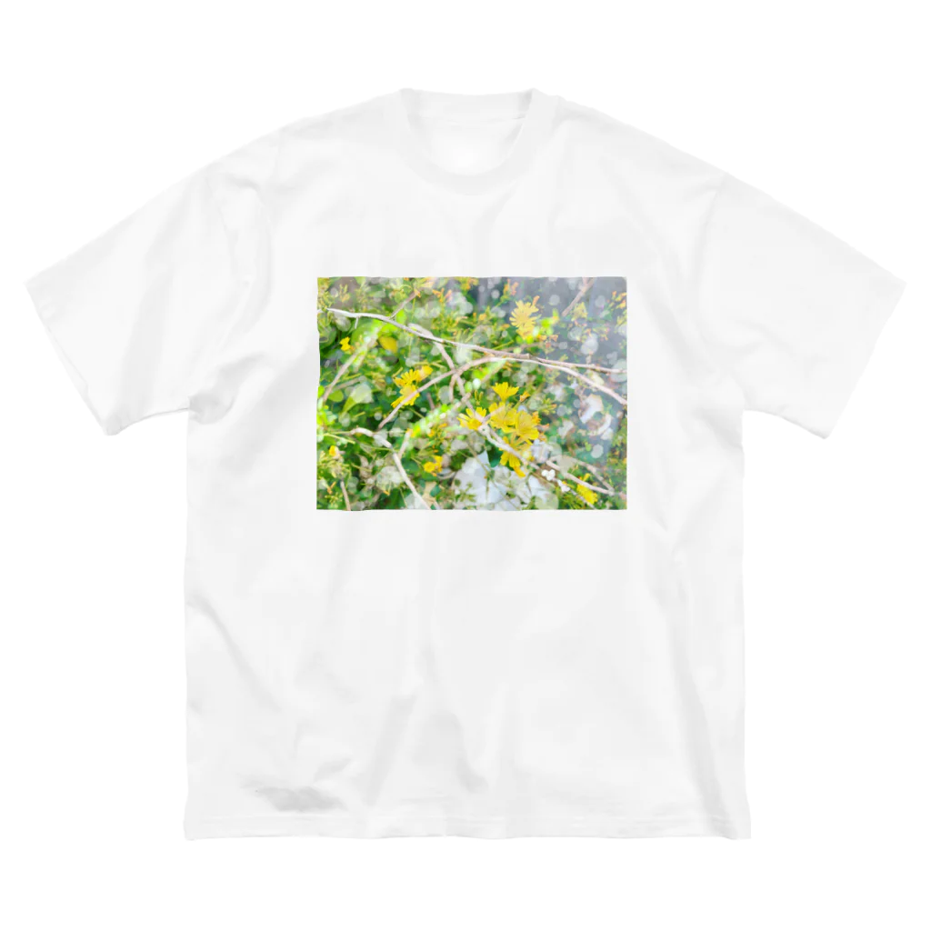 Miku Kafuu ArtsのMikuカフーアーツ【庭でまどろむ】シリーズ🌼 ビッグシルエットTシャツ