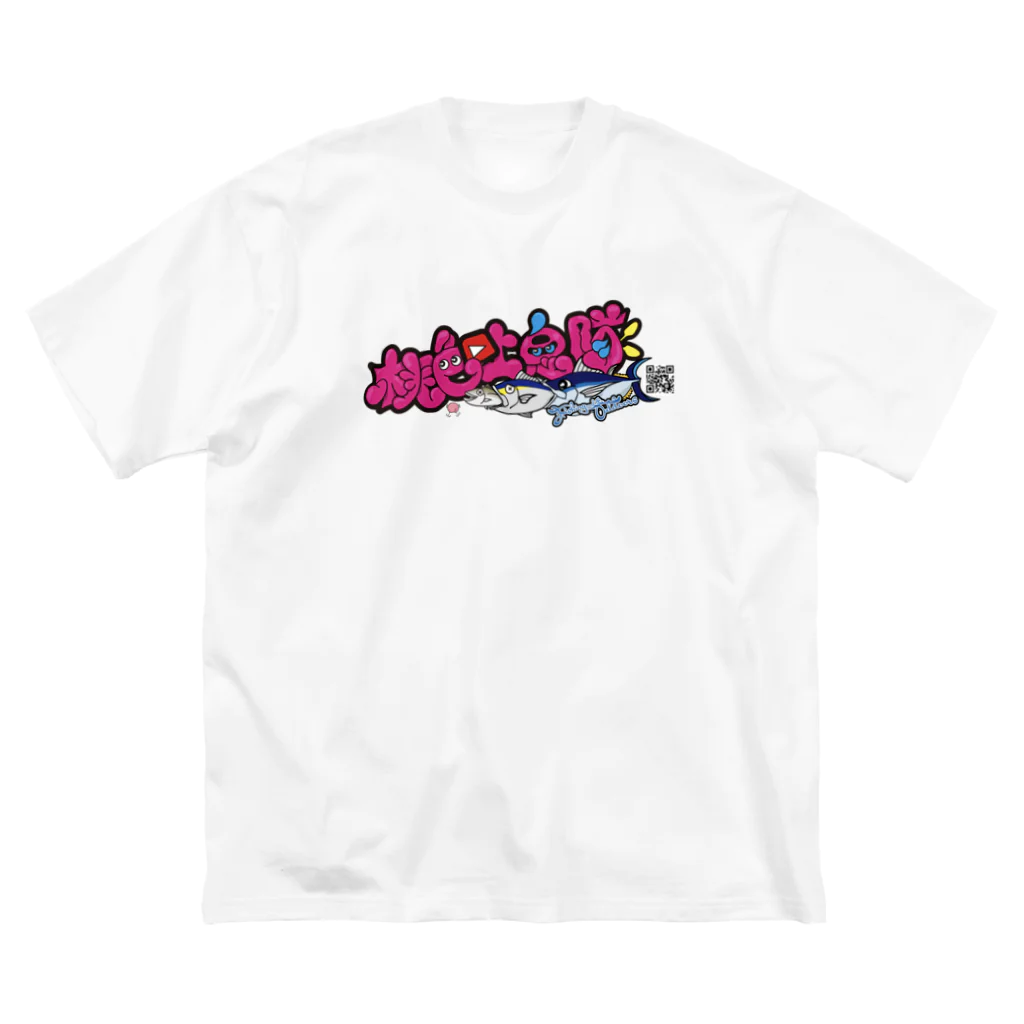 桃色吐息隊ショップのYouTuber桃色吐息隊ロゴTEE ビッグシルエットTシャツ