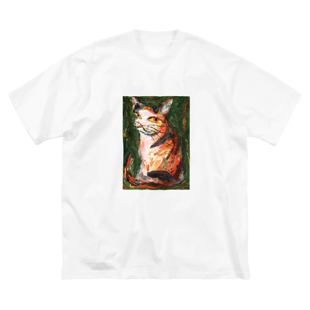 Ryo ishibashiのねこ ビッグシルエットTシャツ