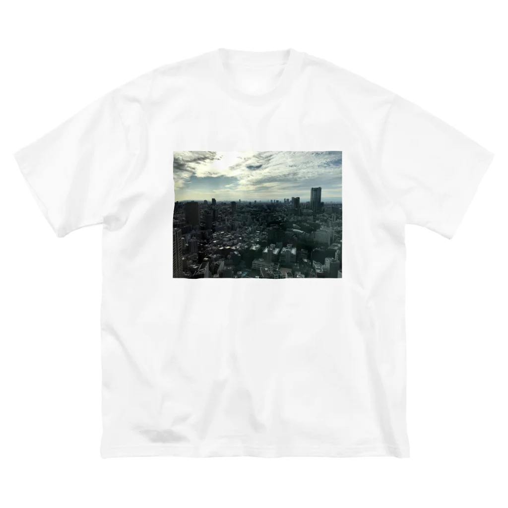 いそがしくてもメシの空の写真シリーズ5 ビッグシルエットTシャツ