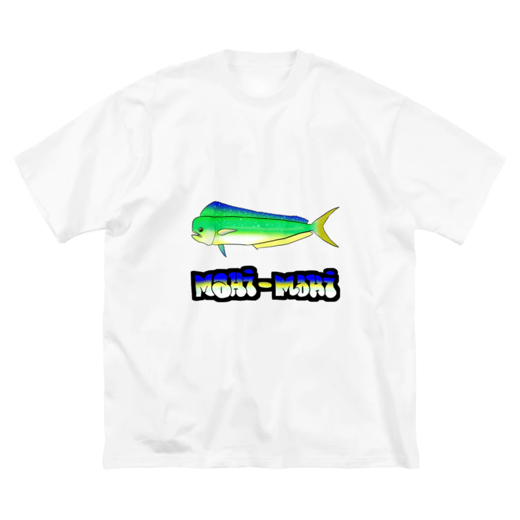 めぐるの魚ラフィティ  「MAHI-MAHI」 ビッグシルエットTシャツ