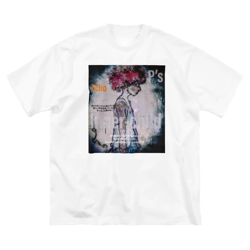 P's Inner-childの風雅/ECHO Big T-Shirt