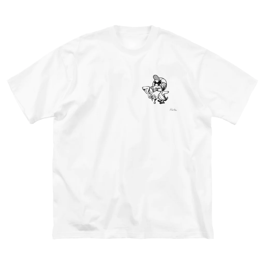 鯨鯢のDUCK！　W ビッグシルエットTシャツ