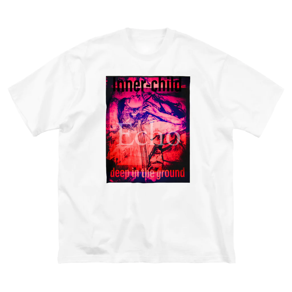 P's Inner-childのdeep in the ground/ECHO Big T-Shirt