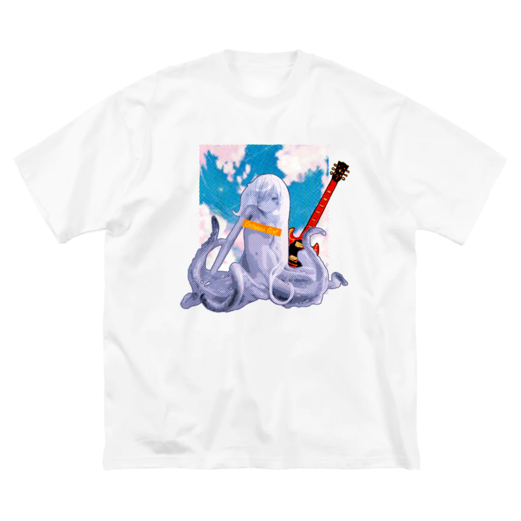 やまびこやまのロックタコ少女(B02)002  Big T-Shirt