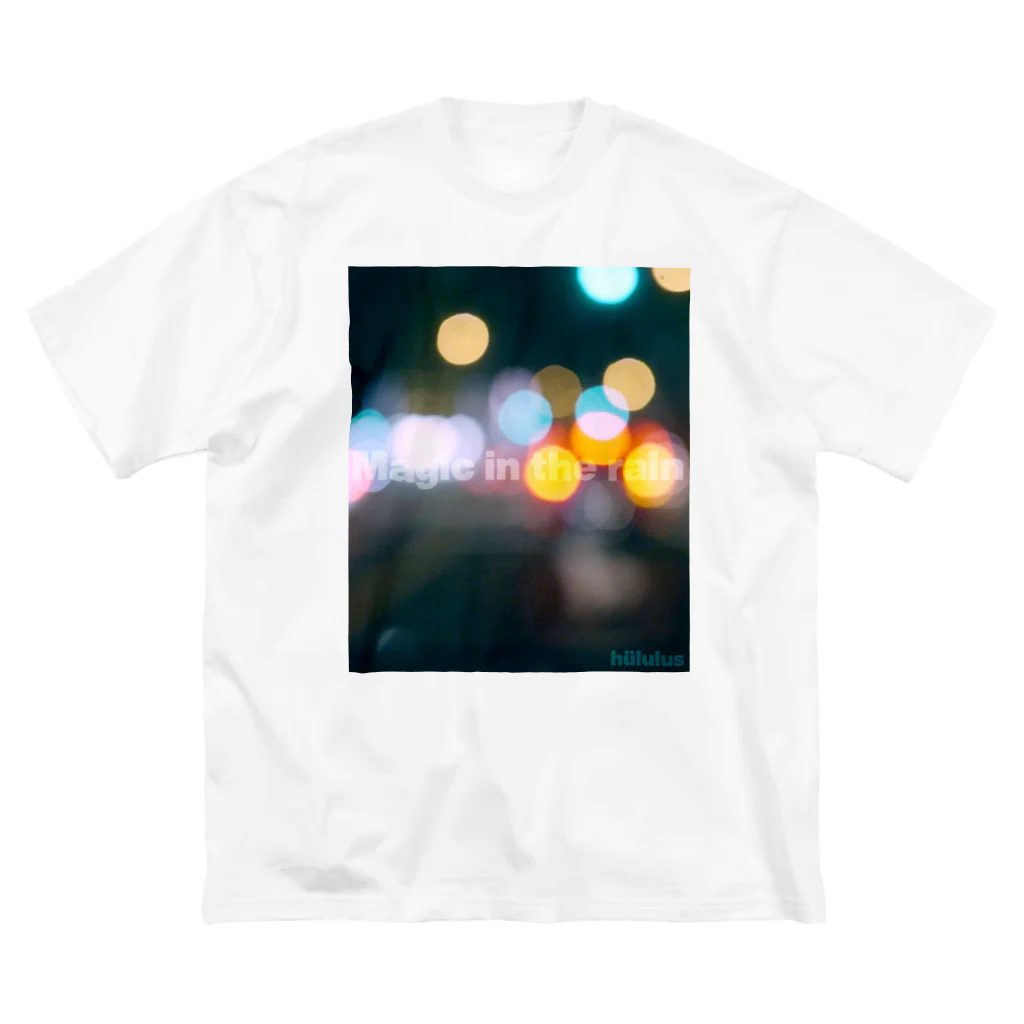 ヒュルルス official goodsのMagic in the rain Big T-Shirt