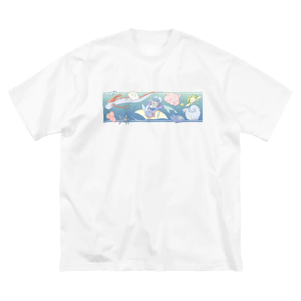 曲水のダイビング Big T-Shirt