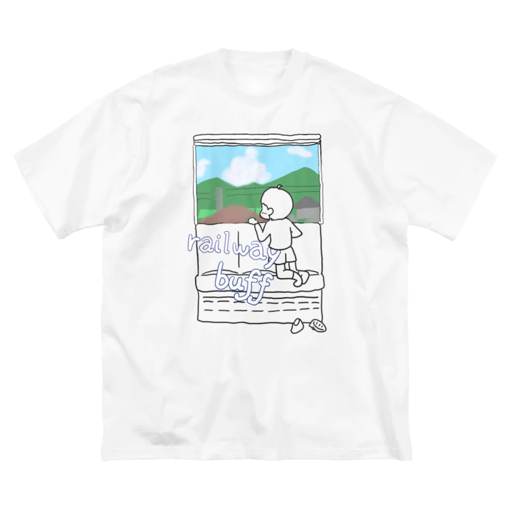 ことかうさぎの乗り鉄くん Big T-Shirt