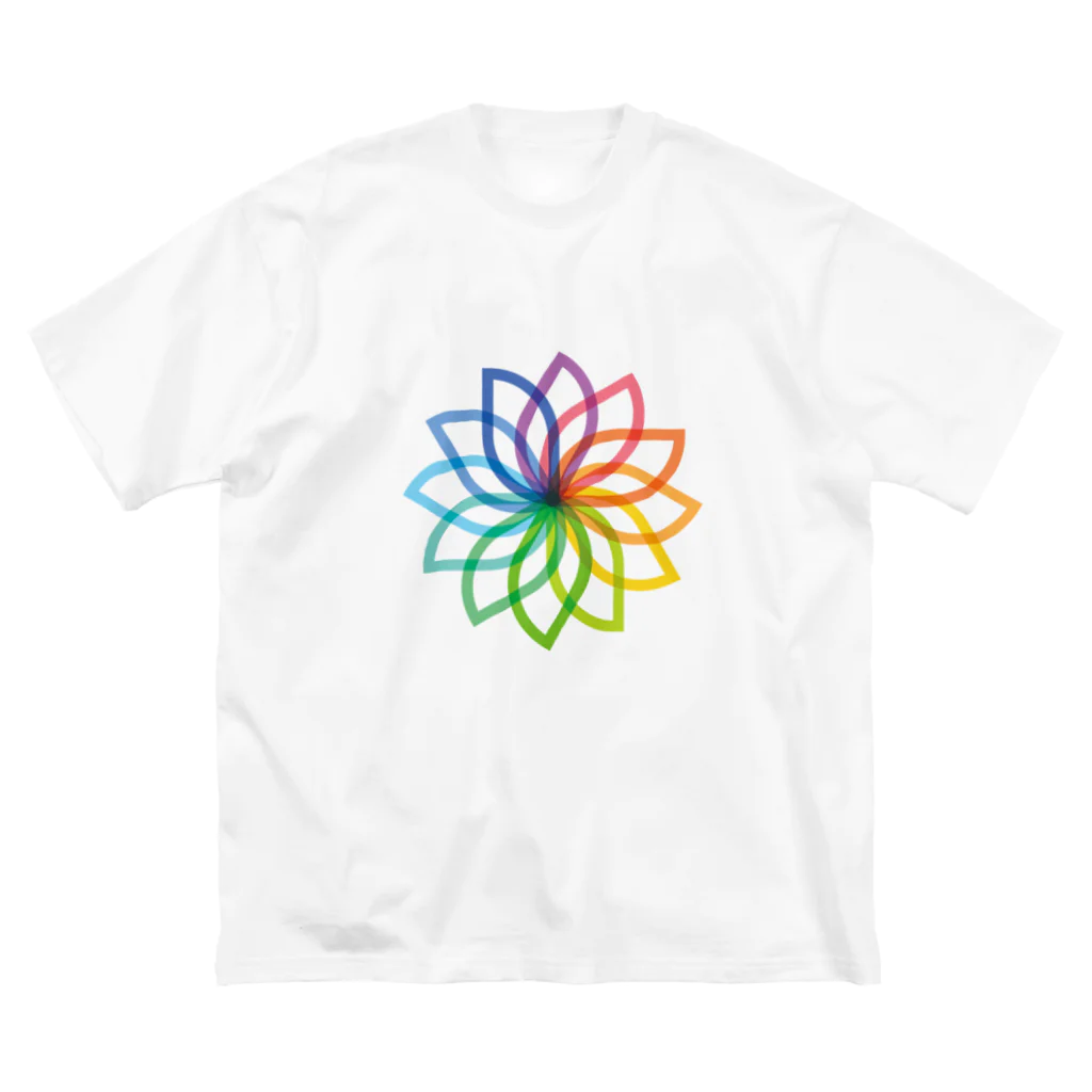 CHARACTOYのColor Flower ビッグシルエットTシャツ