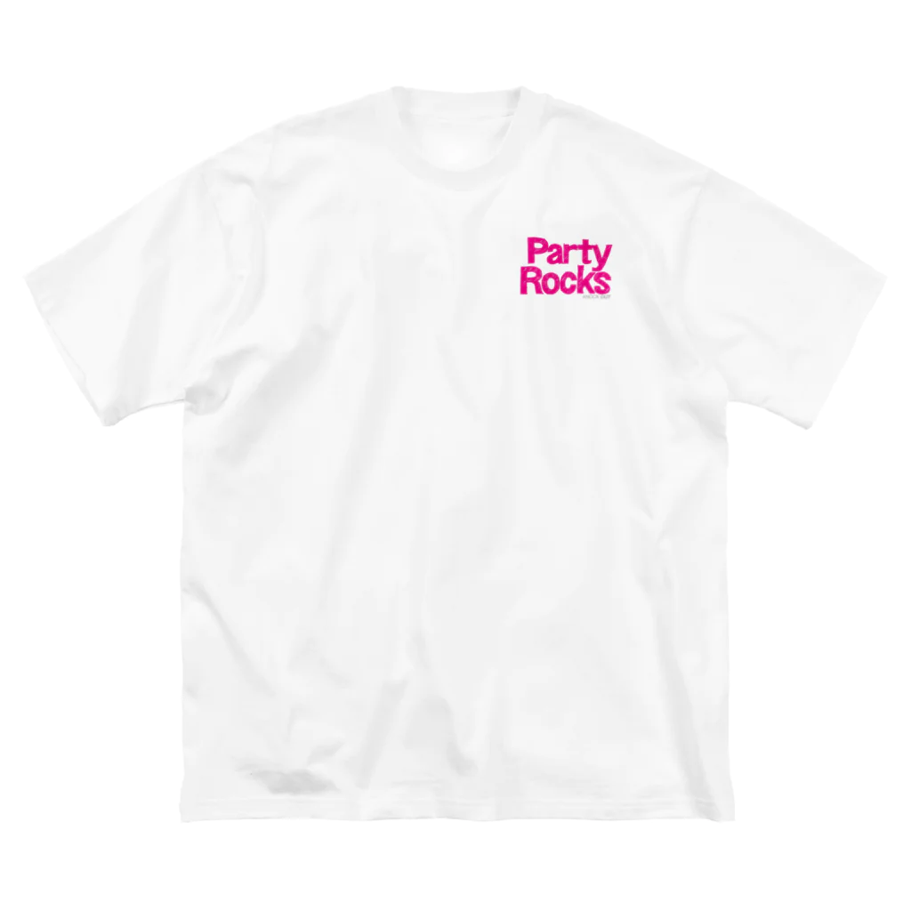 KNOCKOUTJROCKのPARTY ROCKS Handwritten2 ビッグシルエットTシャツ