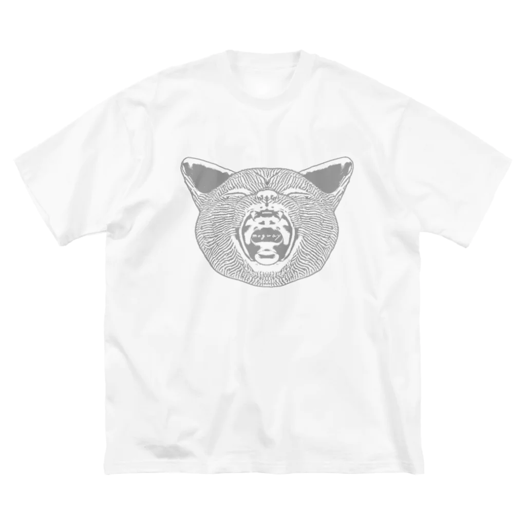 MOGWAYのあくび猫 ビッグシルエットTシャツ