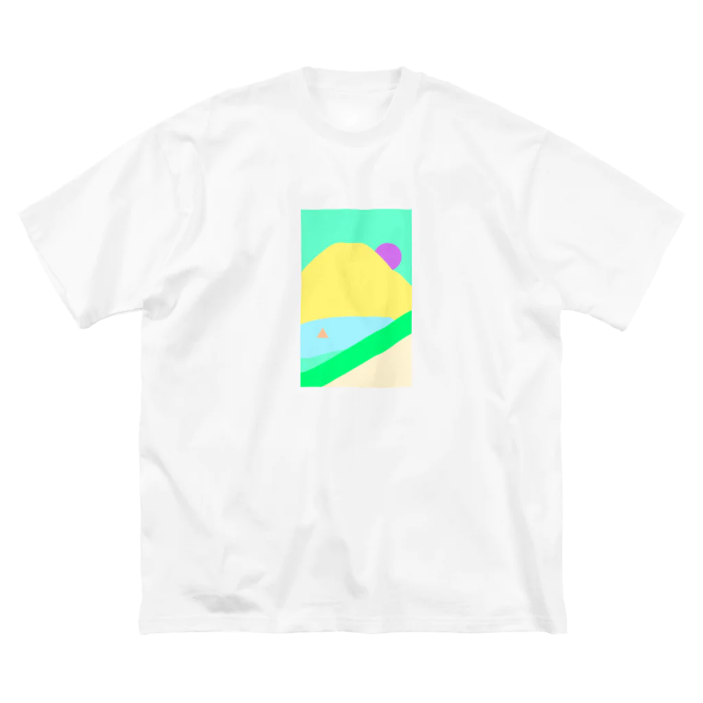 鯖いTシャツ屋さんのMt.FUJI_カラフル ビッグシルエットTシャツ