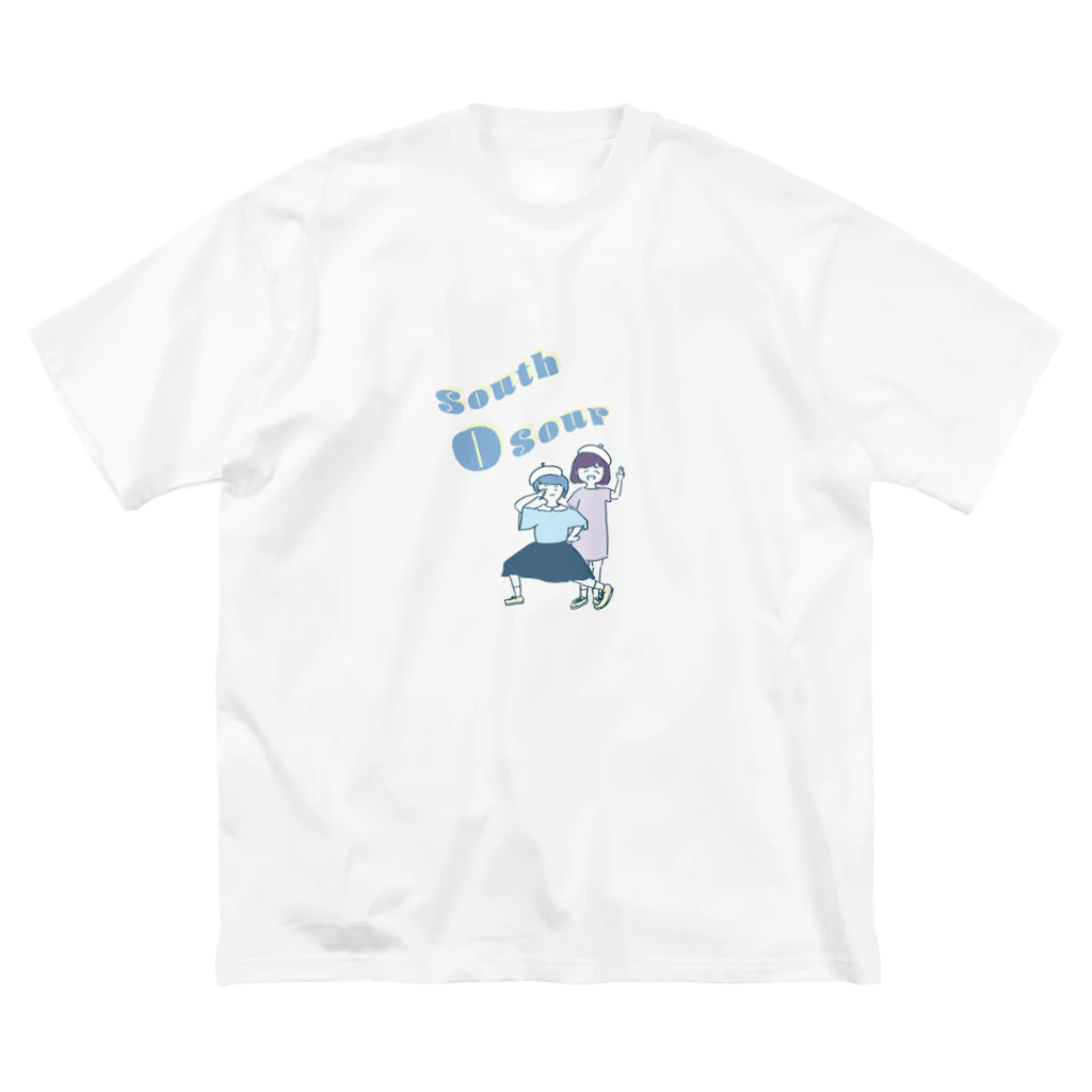 かるがも商店（SUZURI支店）のSouth-O-Sour(from かるがも団地） Big T-Shirt