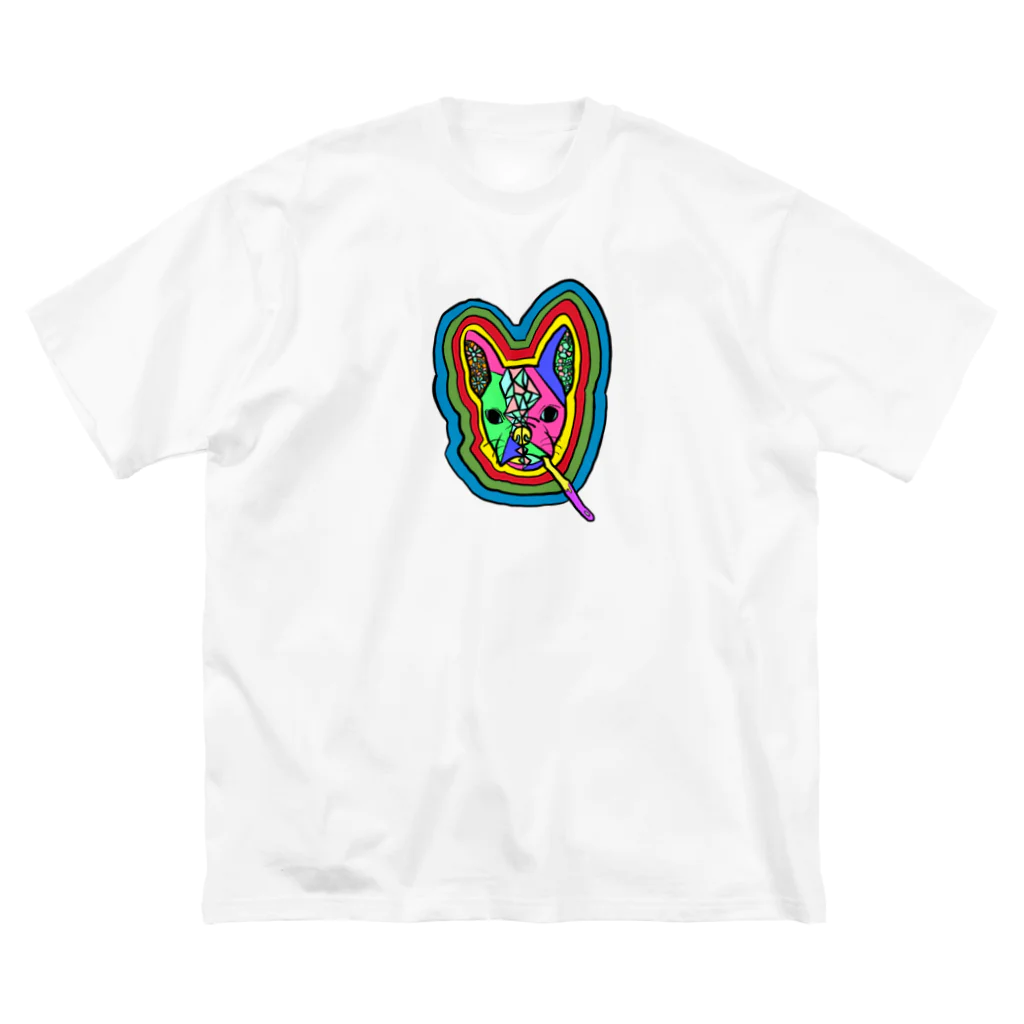 e-KAITE shopのFrench Bulldog Symbol  ビッグシルエットTシャツ