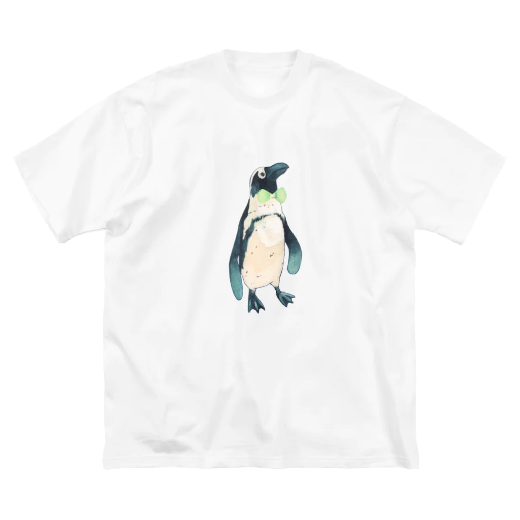 山田デイジーのおめかしペンギン ビッグシルエットTシャツ