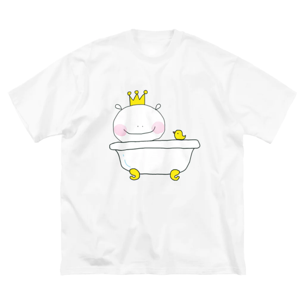 おうさまくんshopのおうさまくんお風呂 ビッグシルエットTシャツ