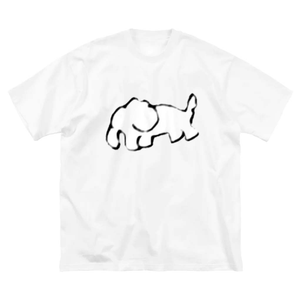 ムムムムンのゾウ ビッグシルエットTシャツ