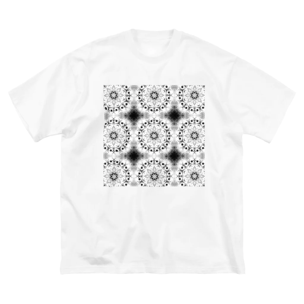 シチナツの眼球華 ビッグシルエットTシャツ