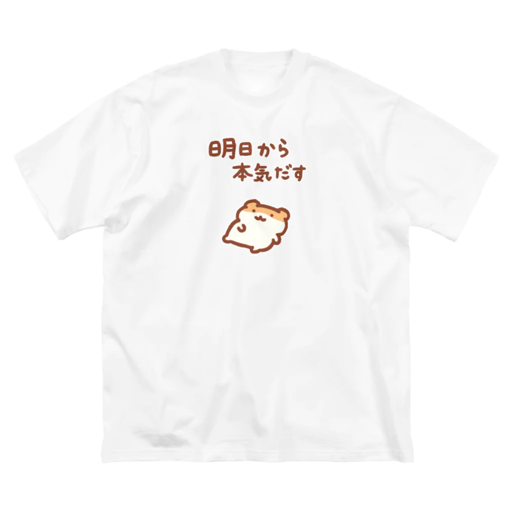 すやはむハウスの明日から本気出す Big T-Shirt