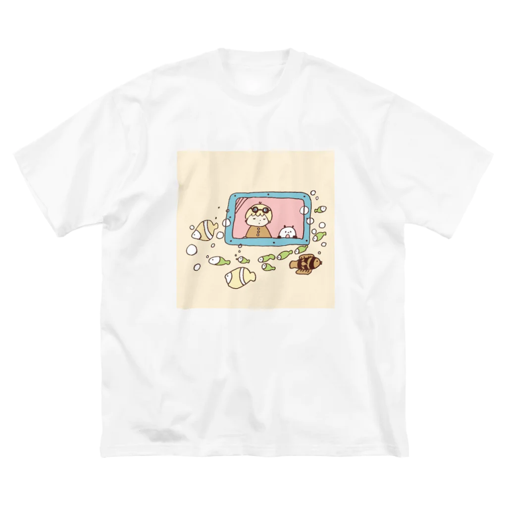 ころんぱの店の海 Big T-Shirt