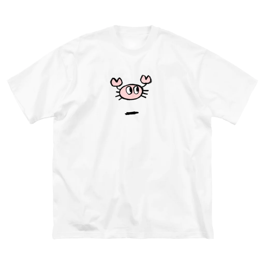 あらいきりこのとんでるカニ ビッグシルエットTシャツ