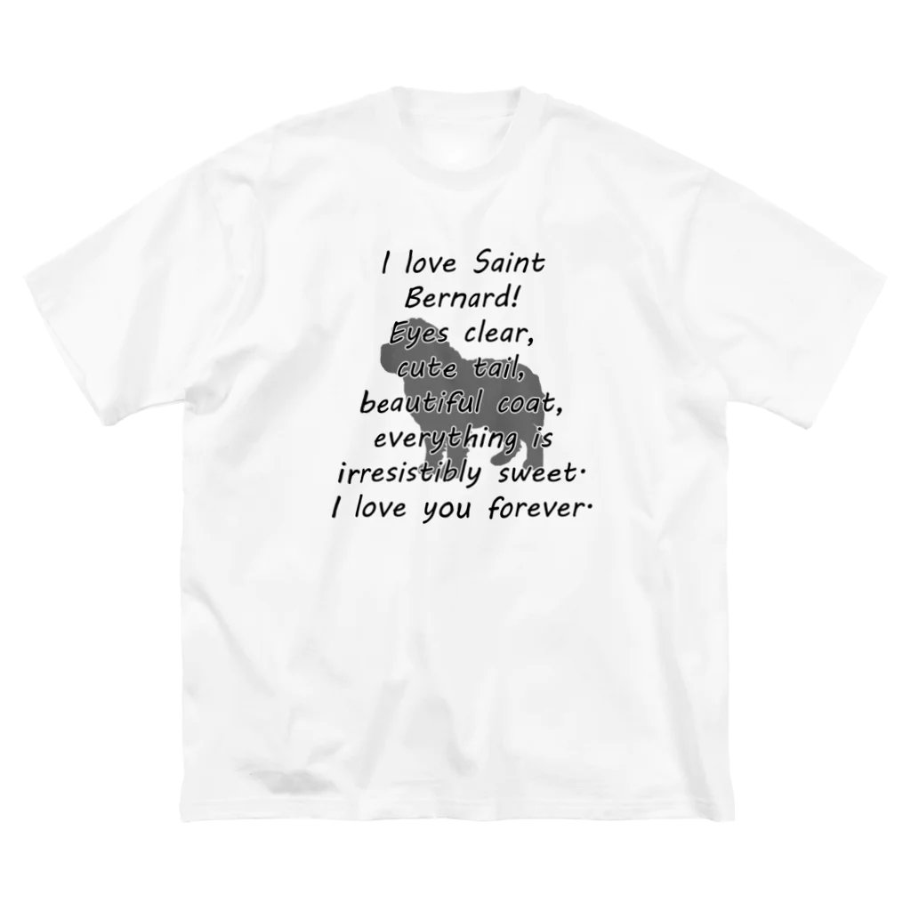 onehappinessのセントバーナード Big T-Shirt