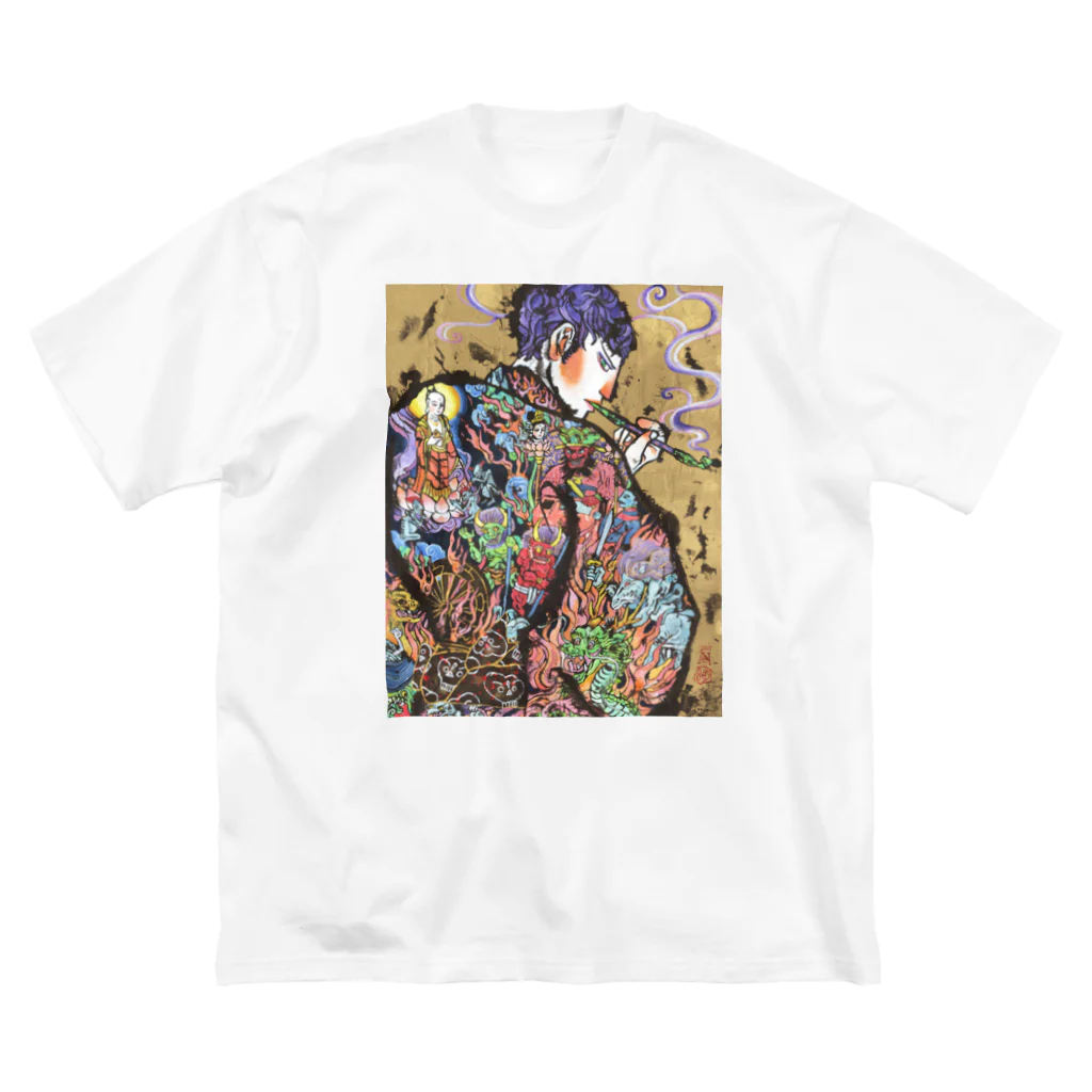 mingo-Edenの地獄大夫 ビッグシルエットTシャツ