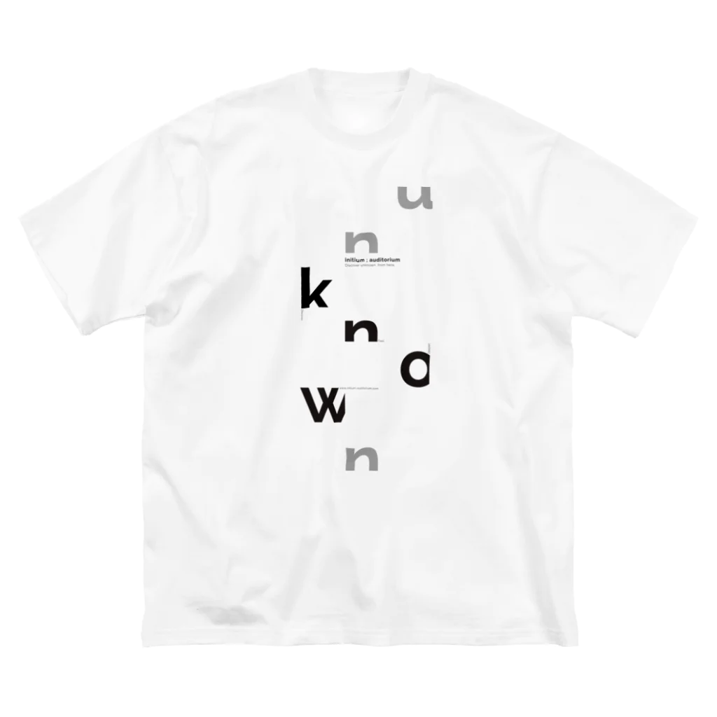 initium ; auditorium / イニツィウム・オーディトリウムのinitium ; auditorium フライヤーデザイン ビッグシルエットTシャツ