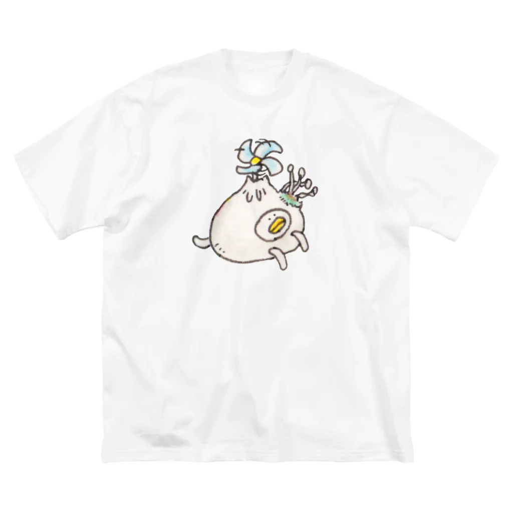 トグロのカビちゃった肉まんヘリ ビッグシルエットTシャツ