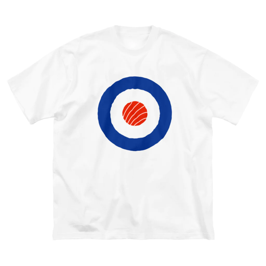 9bdesignのスシ・ターゲット Target Sushi Roll Roundel ビッグシルエットTシャツ