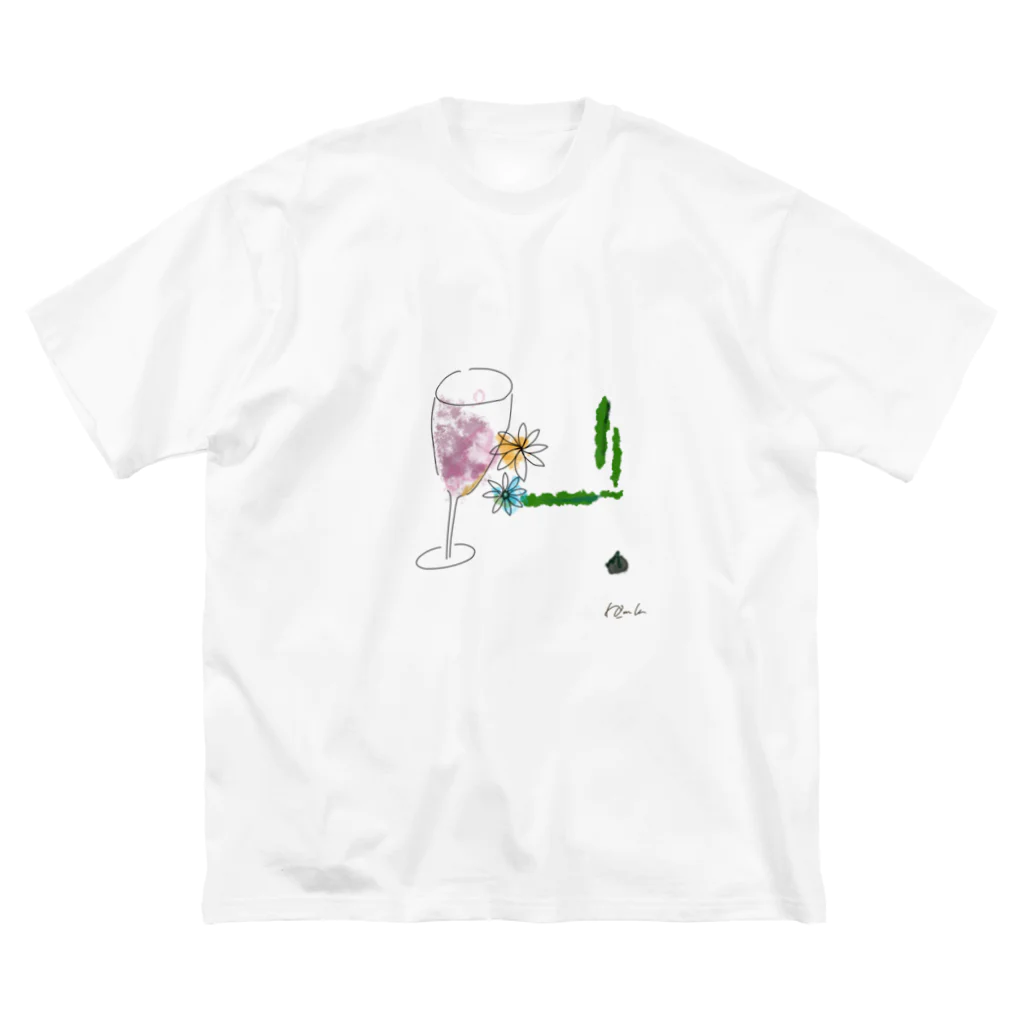 Atelier of K0_nakaのbar ビッグシルエットTシャツ