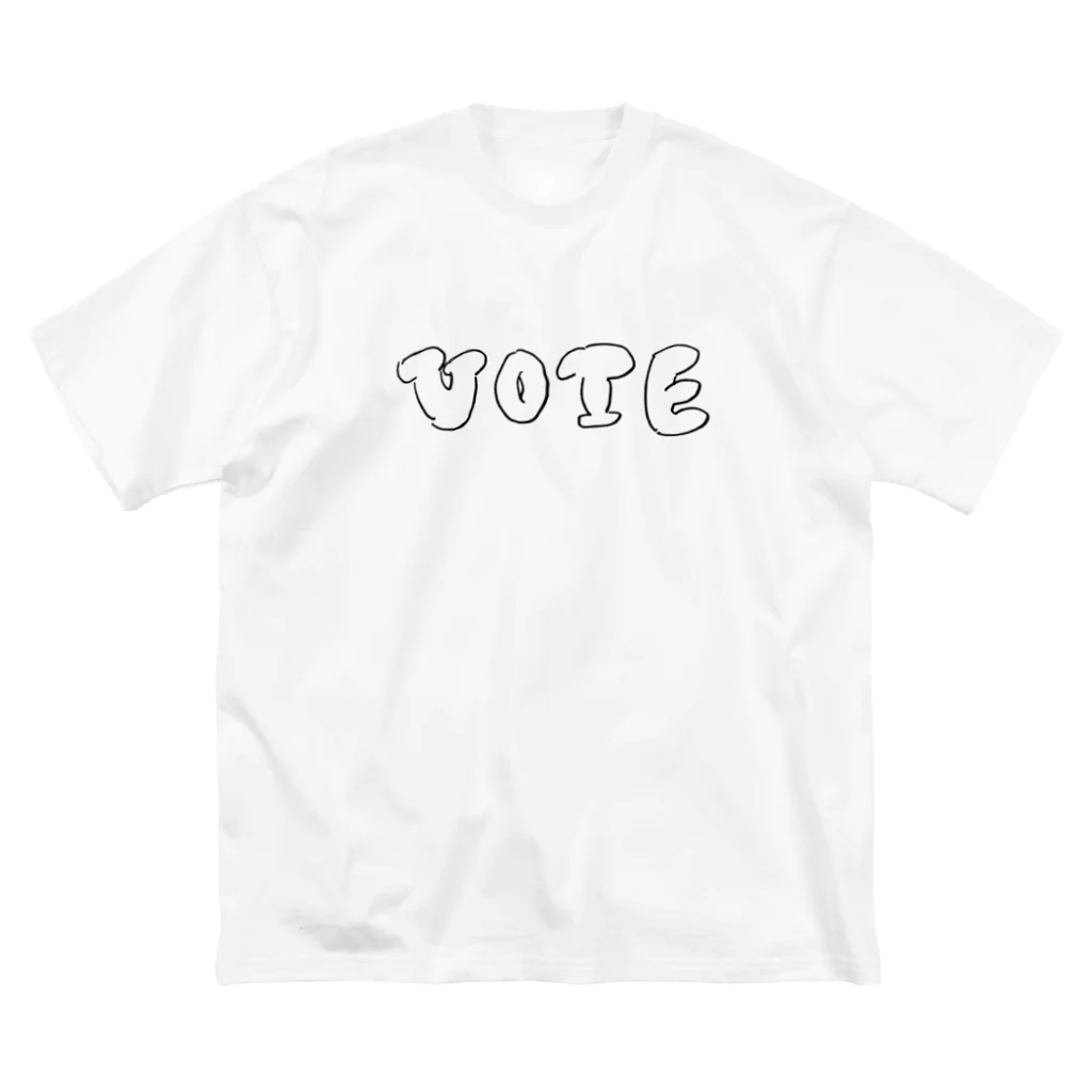 APT406のLET'S VOTE!  ビッグシルエットTシャツ
