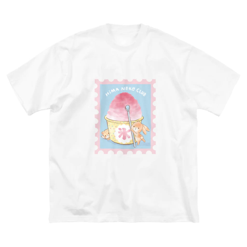 Hima NekoのKakigori mail ビッグシルエットTシャツ