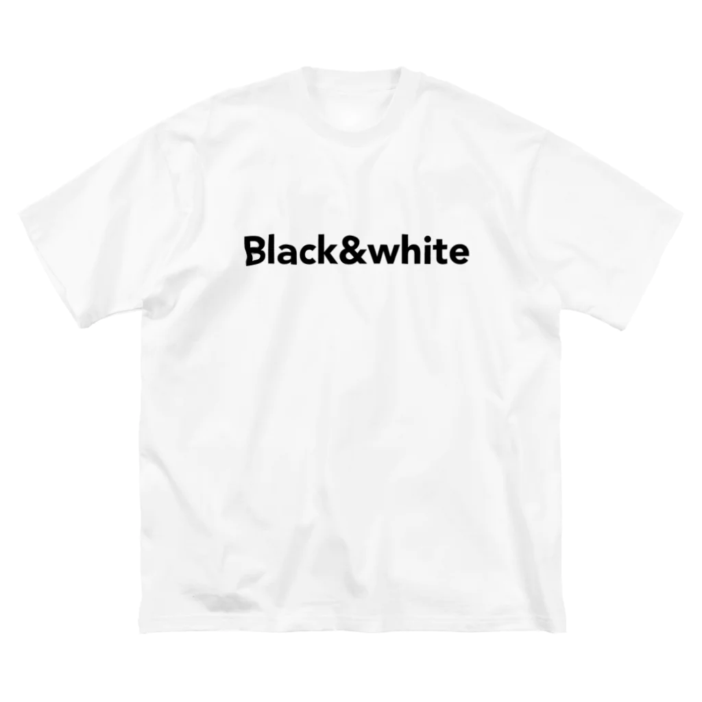 Black&WhiteのBlack&WhiteロゴTシャツ Big T-Shirt