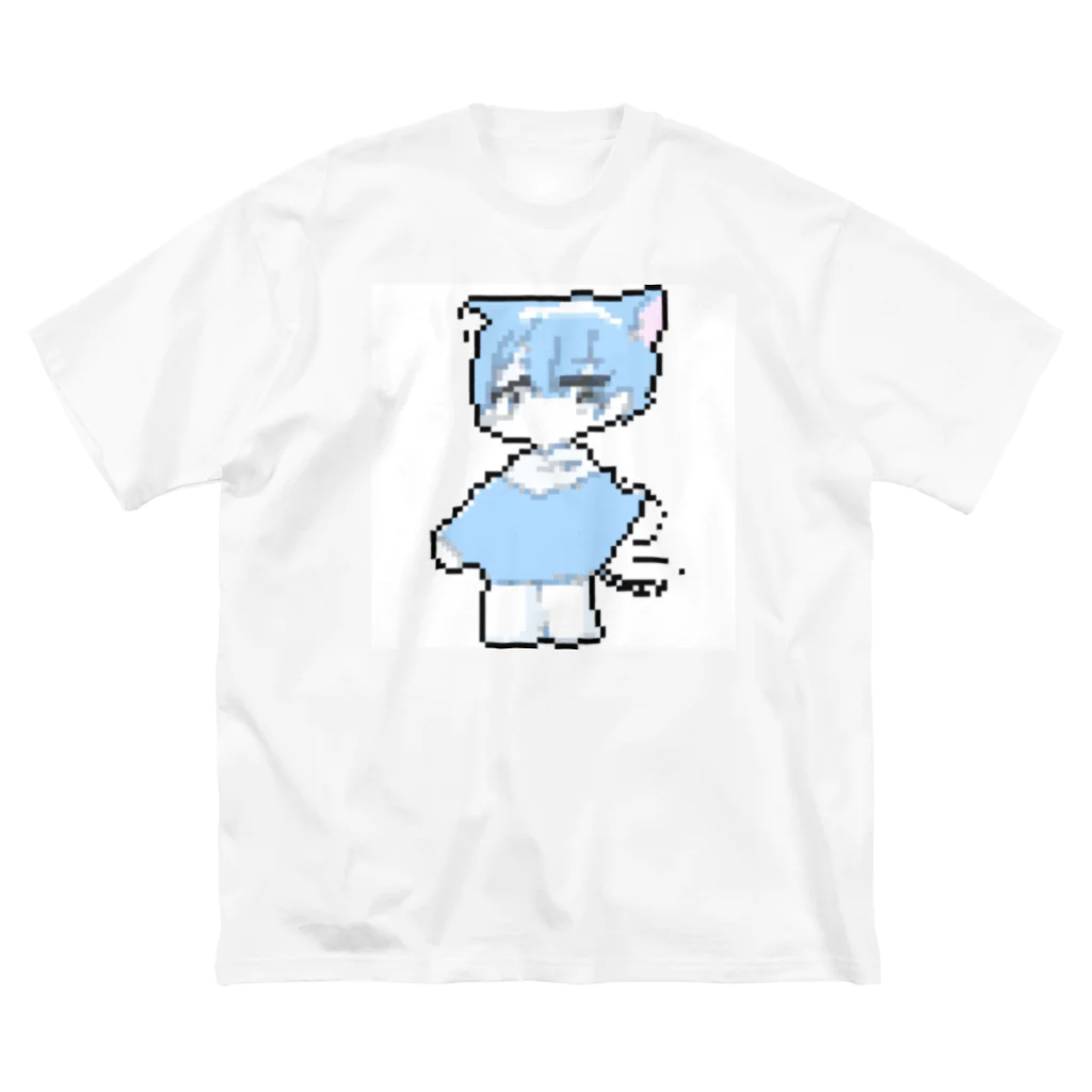 仲原らむねのドット.ねこさま Big T-Shirt