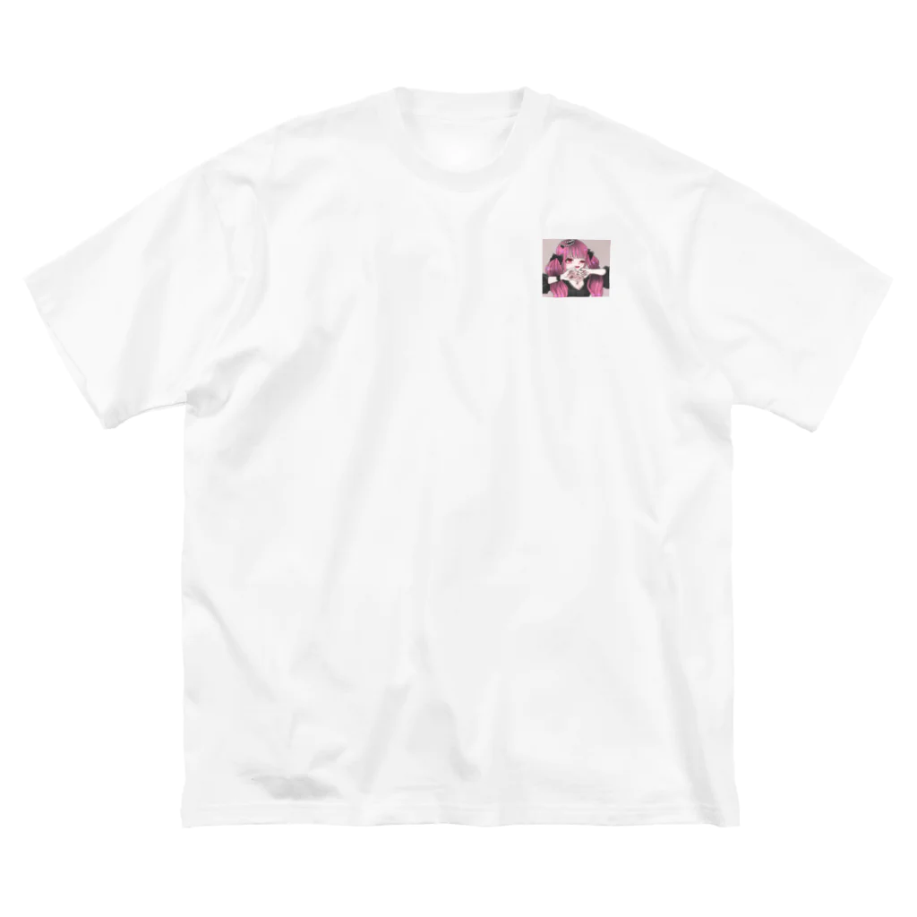 もかふしぎ🐰の量産型ピンクヘアー Big T-Shirt