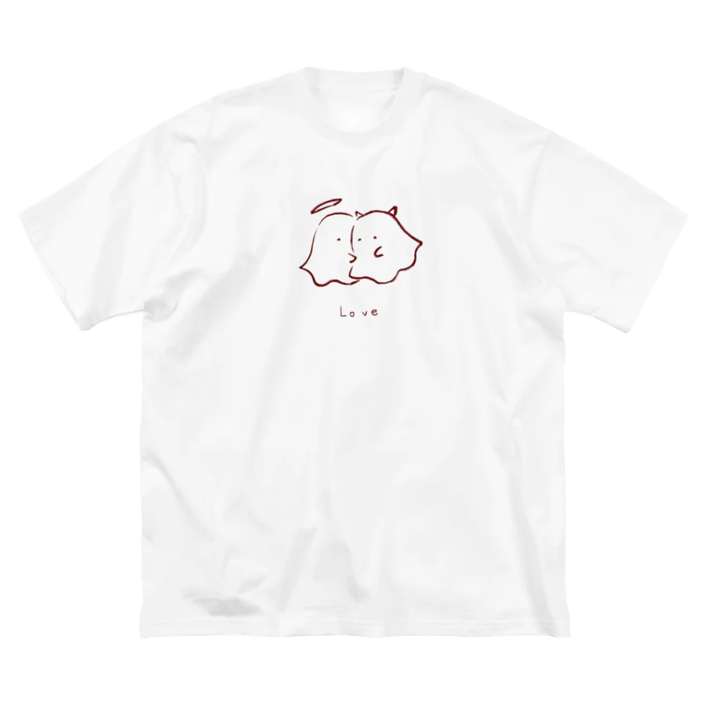 yumeochiのぽんぽんおばけ　Love Big T-Shirt