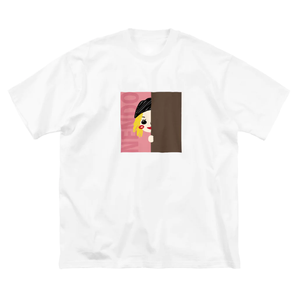 gugugustoreのひょっこりねん ビッグシルエットTシャツ