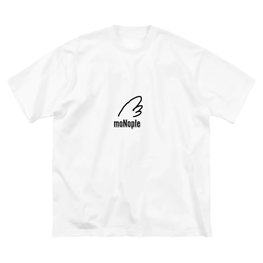 moNopleのmoNople羽ロゴビックシルエットライン ビッグシルエットTシャツ