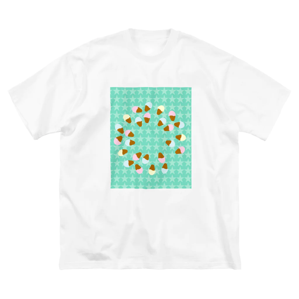 らくがき堂のアイスクリーム Big T-Shirt