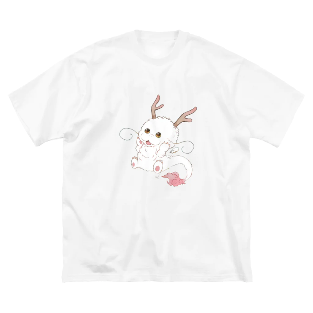 ふわふか商店の幸運を運ぶ♡白龍ちゃん Big T-Shirt