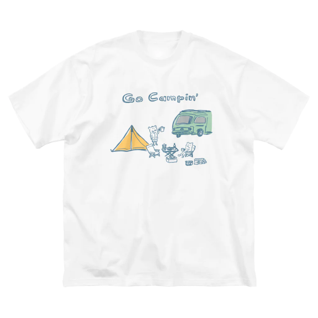 CHIGUのキャンプ旅にいきたい ビッグシルエットTシャツ