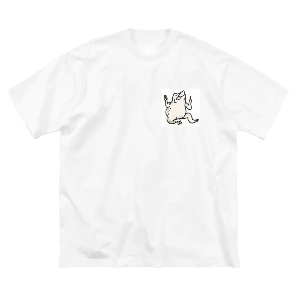 マリーザの鳥獣戯画カエルくん ビッグシルエットTシャツ