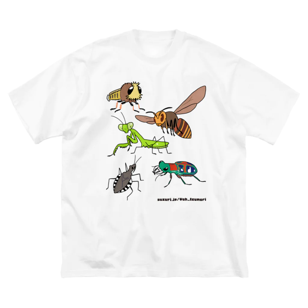 幻想水系branch　byいずもり・ようのentomograffiti　〜predators〜 ビッグシルエットTシャツ