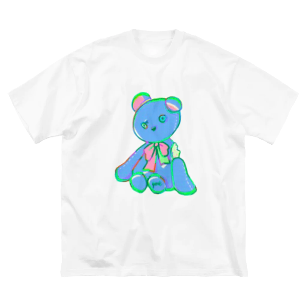 ㈲のよんくま あお Big T-Shirt